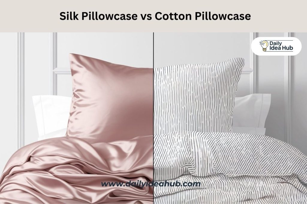 Silk Pillowcase vs. Cotton Pillowcase