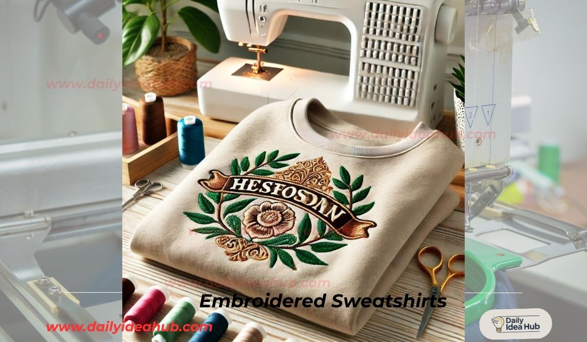 Embroidered Sweatshirts